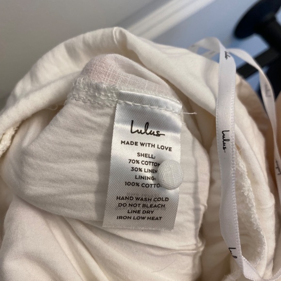 White Wide Leg Jumpsuit - Picture 9 of 10